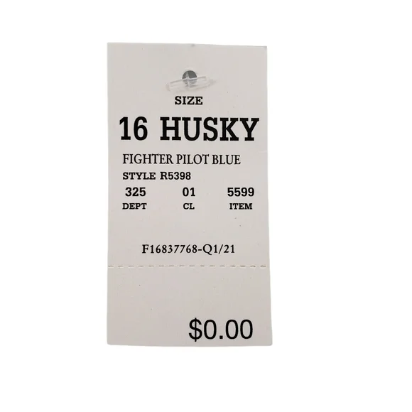 NWT Cat & Jack Boys School Uniform Pants Size 16 Husky Four Pack Blue And Khaki - Picture 11 of 11